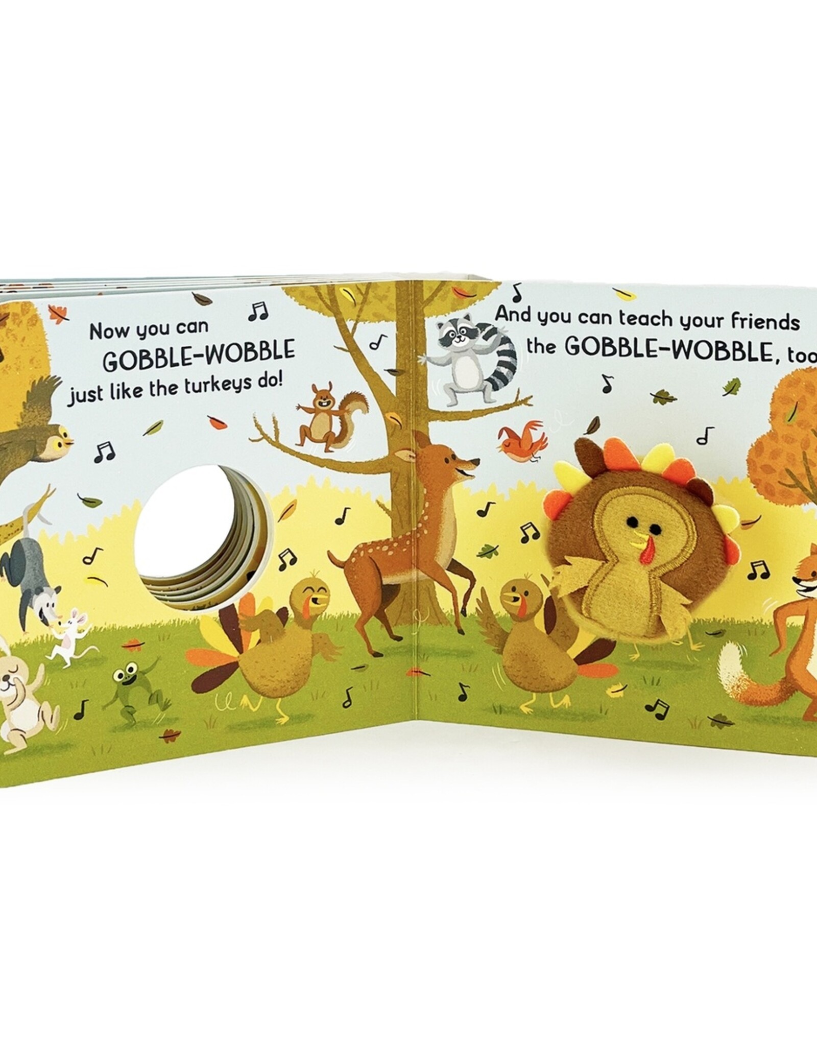 Cottage Door Press Gobble Wobble Thanksgiving Finger Puppet Board book