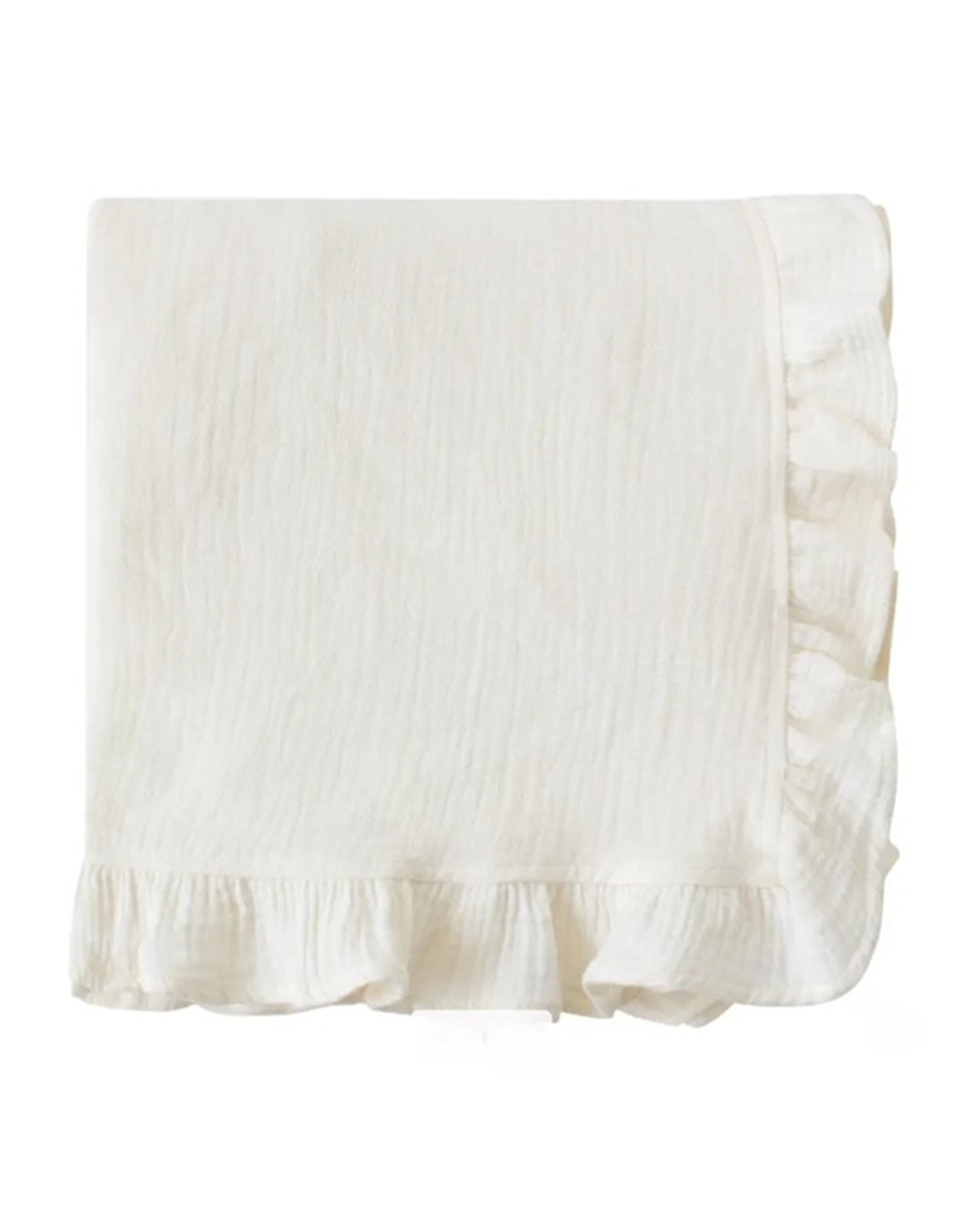 Zsa Zsa & Lolli ZZL Muslin Ruffle Blanket