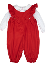 Petit Ami 2187 Red Corduroy Longall/Shirt