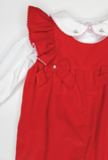 Petit Ami 2187 Red Corduroy Longall/Shirt