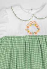 Petit Ami 2-3-4328 Green Wreath Dress
