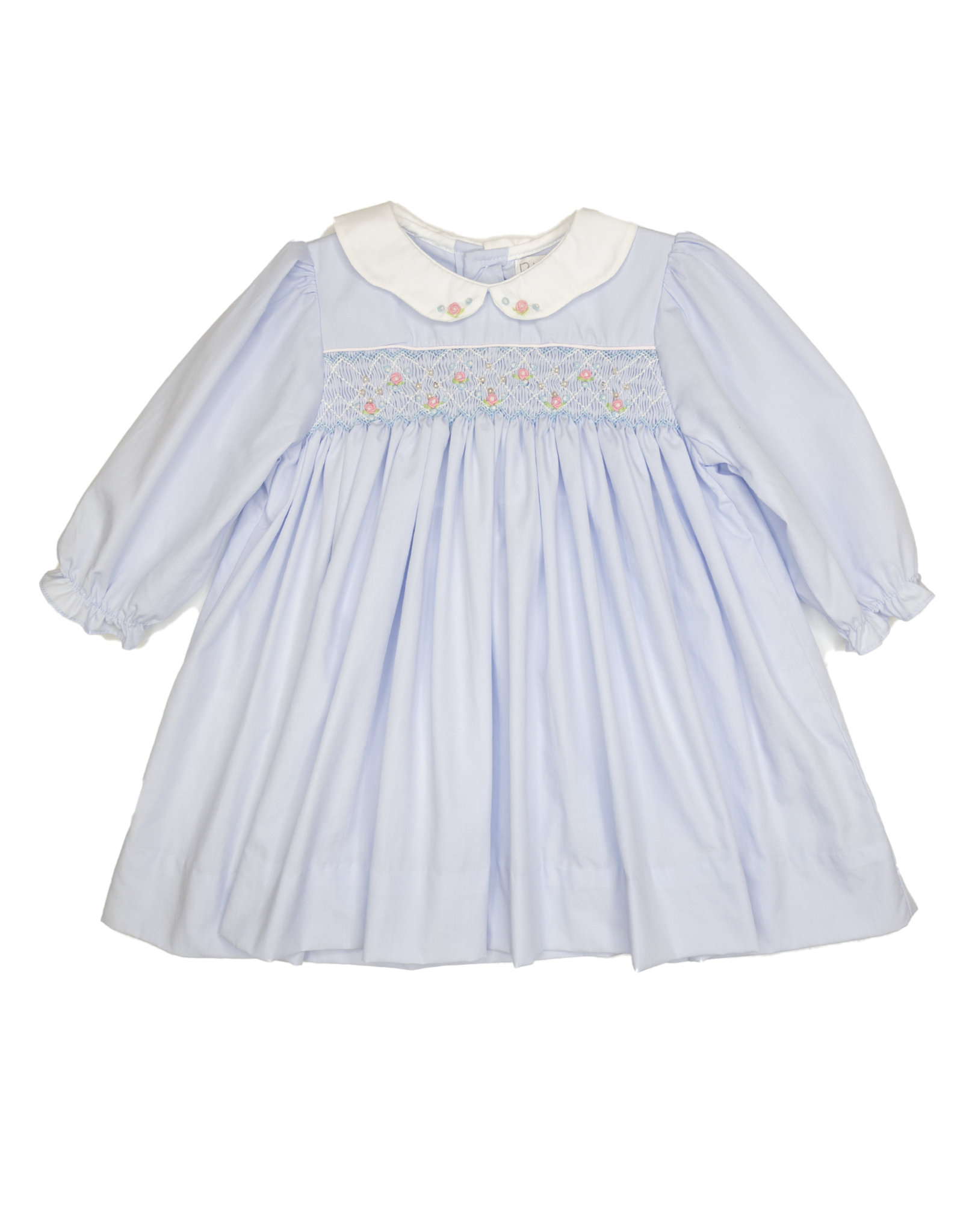 Petit Ami 2-3-4333 Blue Smocked Dress
