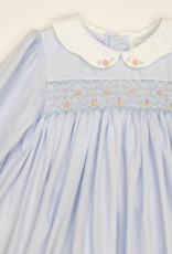 Petit Ami 2-3-4333 Blue Smocked Dress