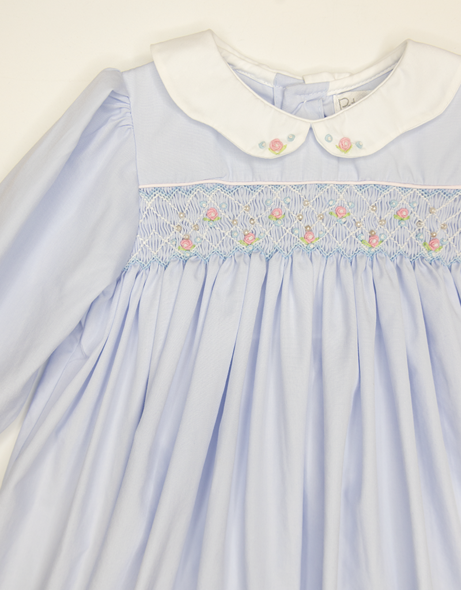 Petit Ami 2-3-4333 Blue Smocked Dress