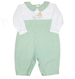 Petit Ami Green Pumpkin Tractor Longall