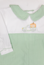 Petit Ami 2-3829 Green Pumpkin Tractor Longall