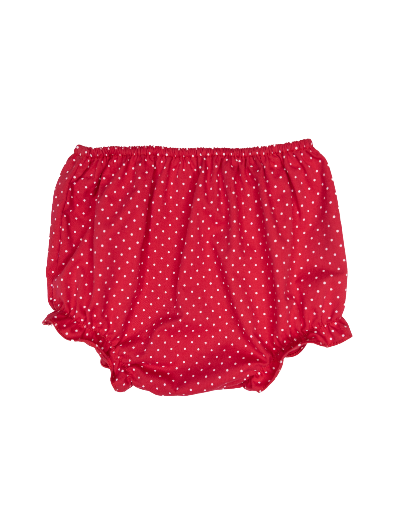 Petit Ami 2337 White/Red Smocked Bishop Dress