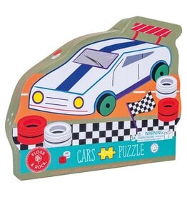 Floss and Rock Racing Cars 40pc Puzzle