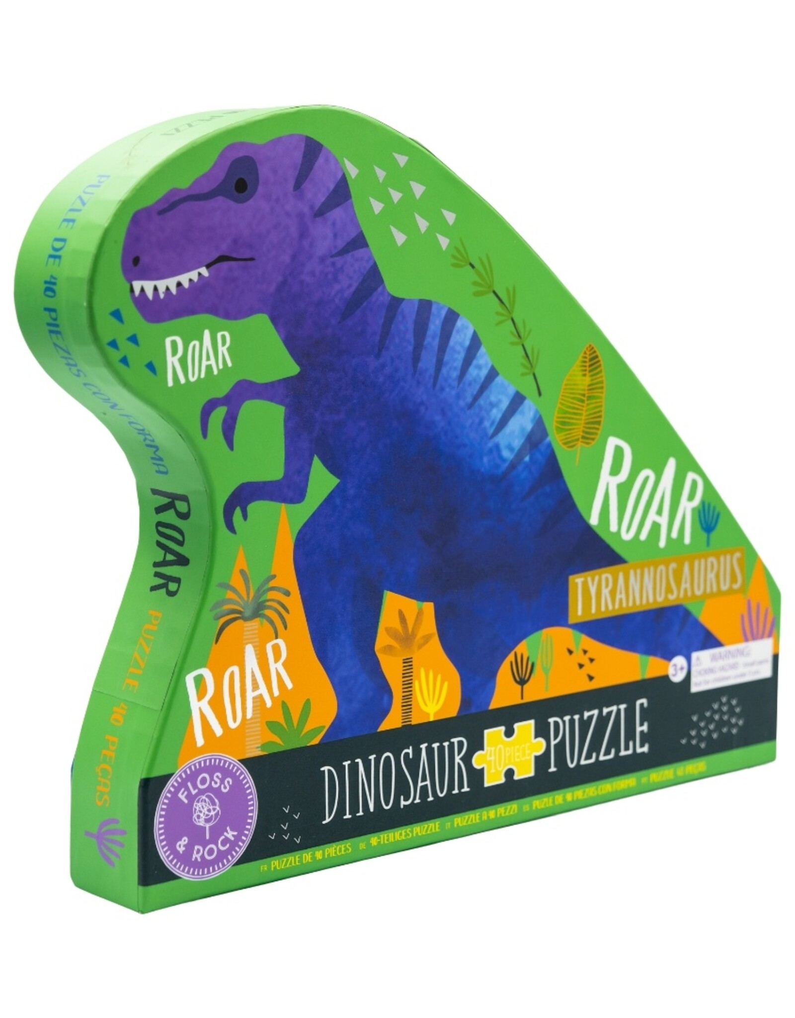 Floss and Rock Dinosaur 40pc Puzzle