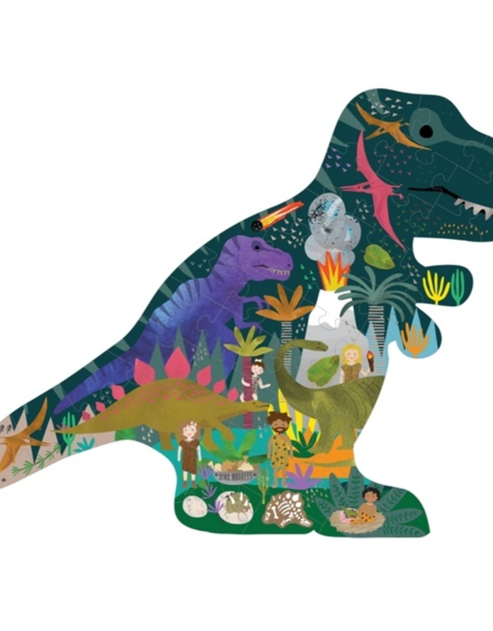 Floss and Rock Dinosaur 40pc Puzzle
