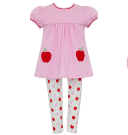 Claire and Charlie Apple Tunic/Legging Set