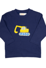 Luigi F25 LS Shirt Navy Backhoe