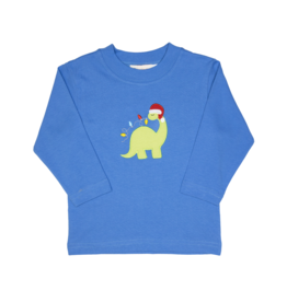 Luigi Long Sleeve Shirt Blue Brontosaurus with Lights