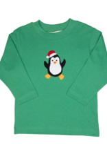 Luigi F25 LS Shirt Green Christmas Penguin