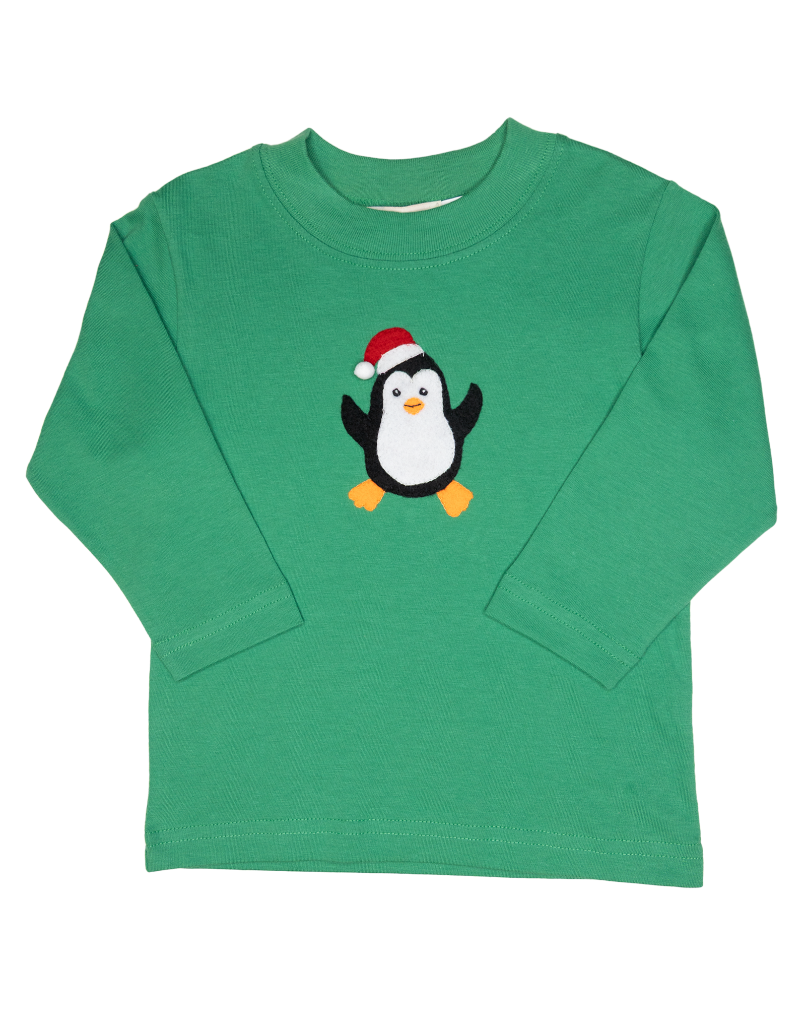 Luigi F25 LS Shirt Green Christmas Penguin