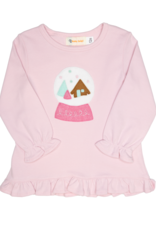 Luigi F25 Ruffle Shirt Pink Snow Globe