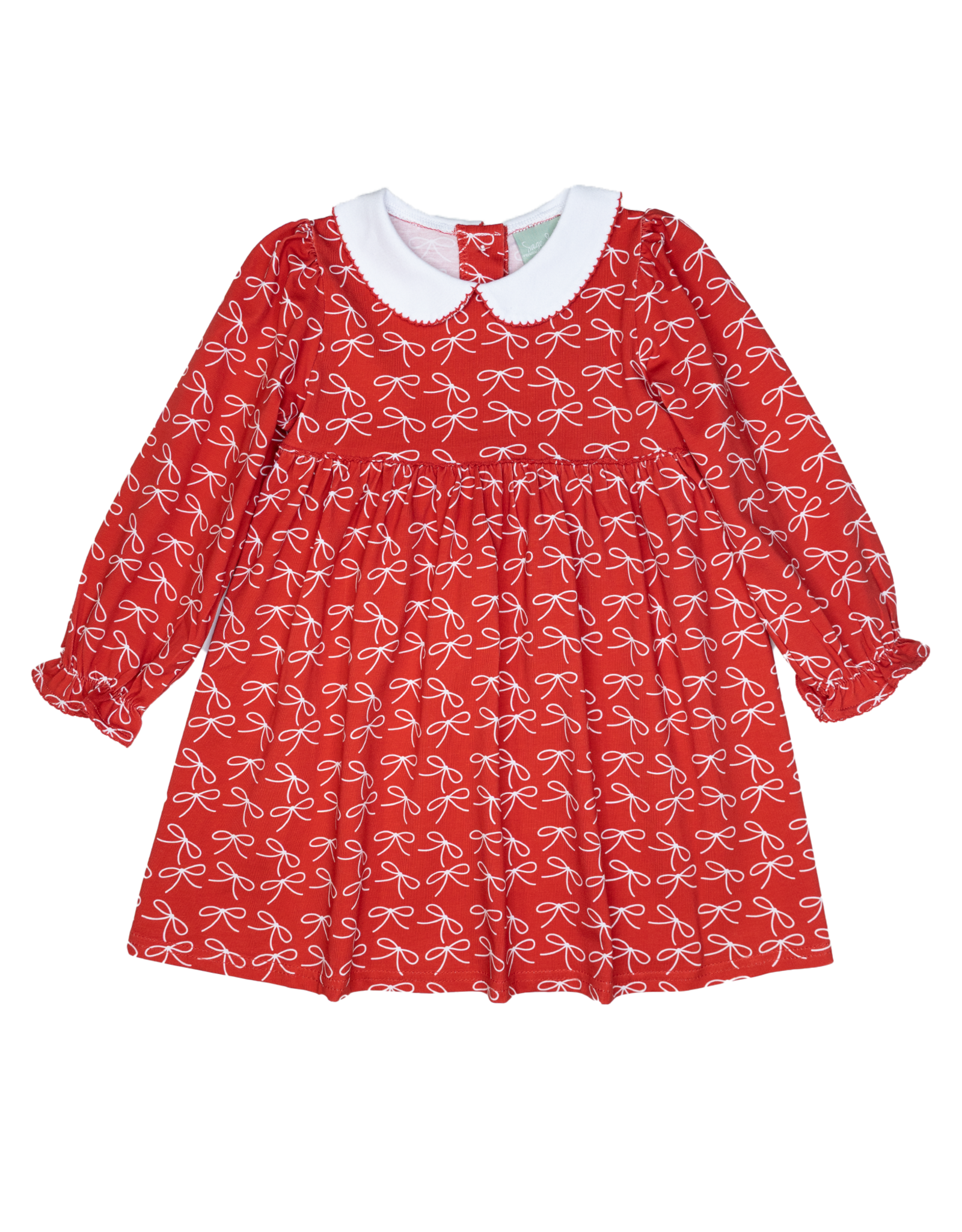 Sage & Lilly 8853 Collar Dress Bows