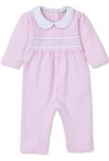 Kissy Kissy CLB Smocked Playsuit Punto Ingles Pink