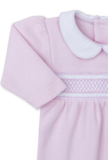 Kissy Kissy CLB Smocked Playsuit Punto Ingles Pink