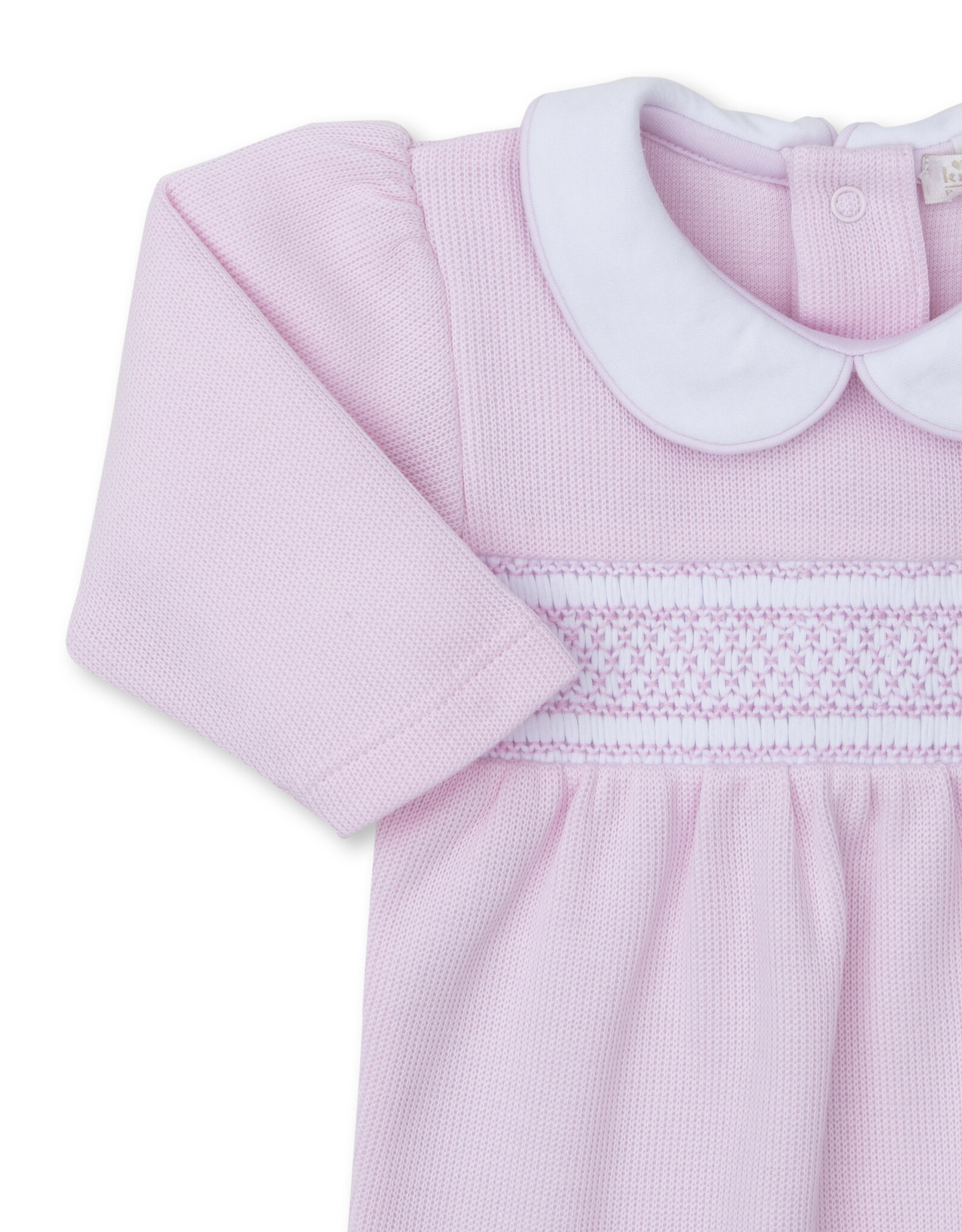 Kissy Kissy CLB Smocked Playsuit Punto Ingles Pink