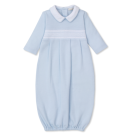 Kissy Kissy Smocked Sack Punto Ingles Blue