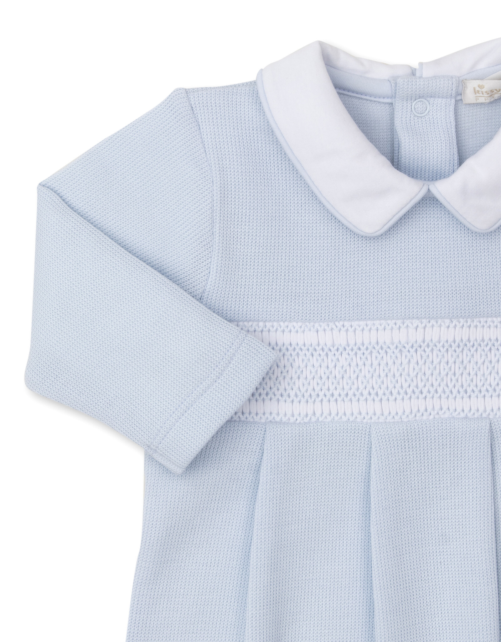 Kissy Kissy CLB Smocked Sack Punto Ingles Blue