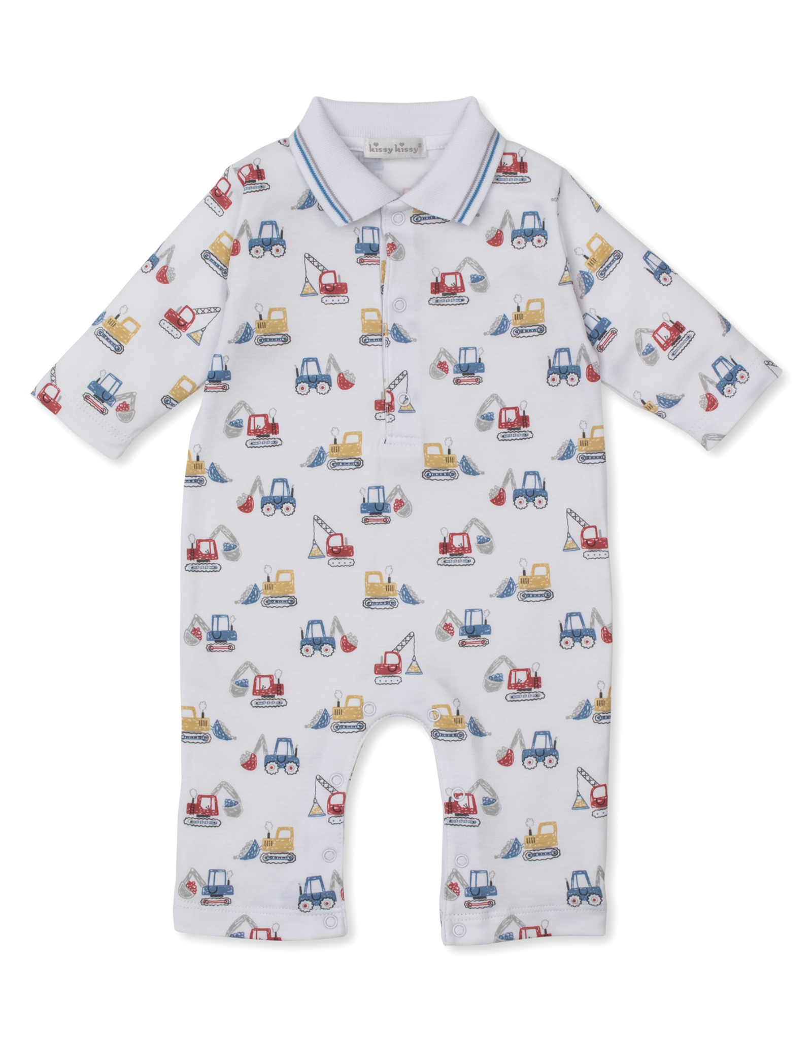 Kissy Kissy Construction Diggers Playsuit