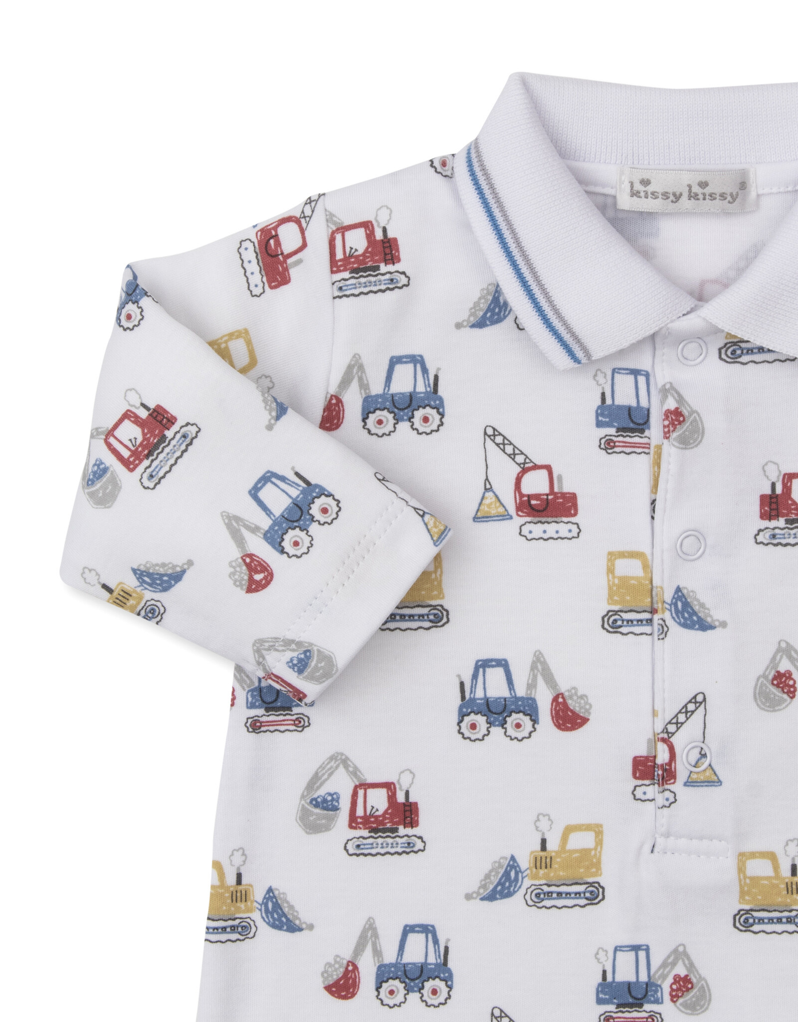 Kissy Kissy Construction Diggers Playsuit