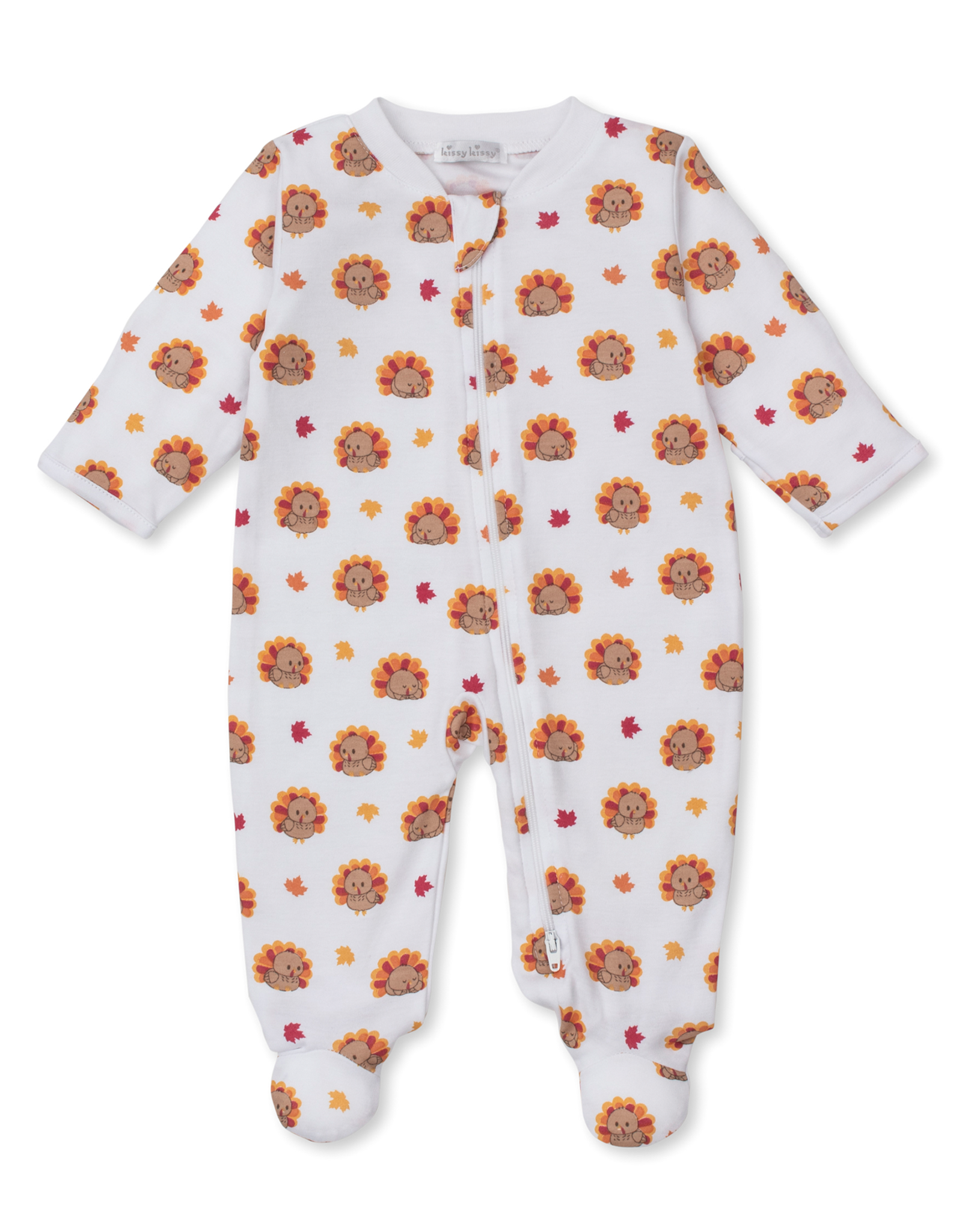 Kissy Kissy Turkey Team Zip Footie