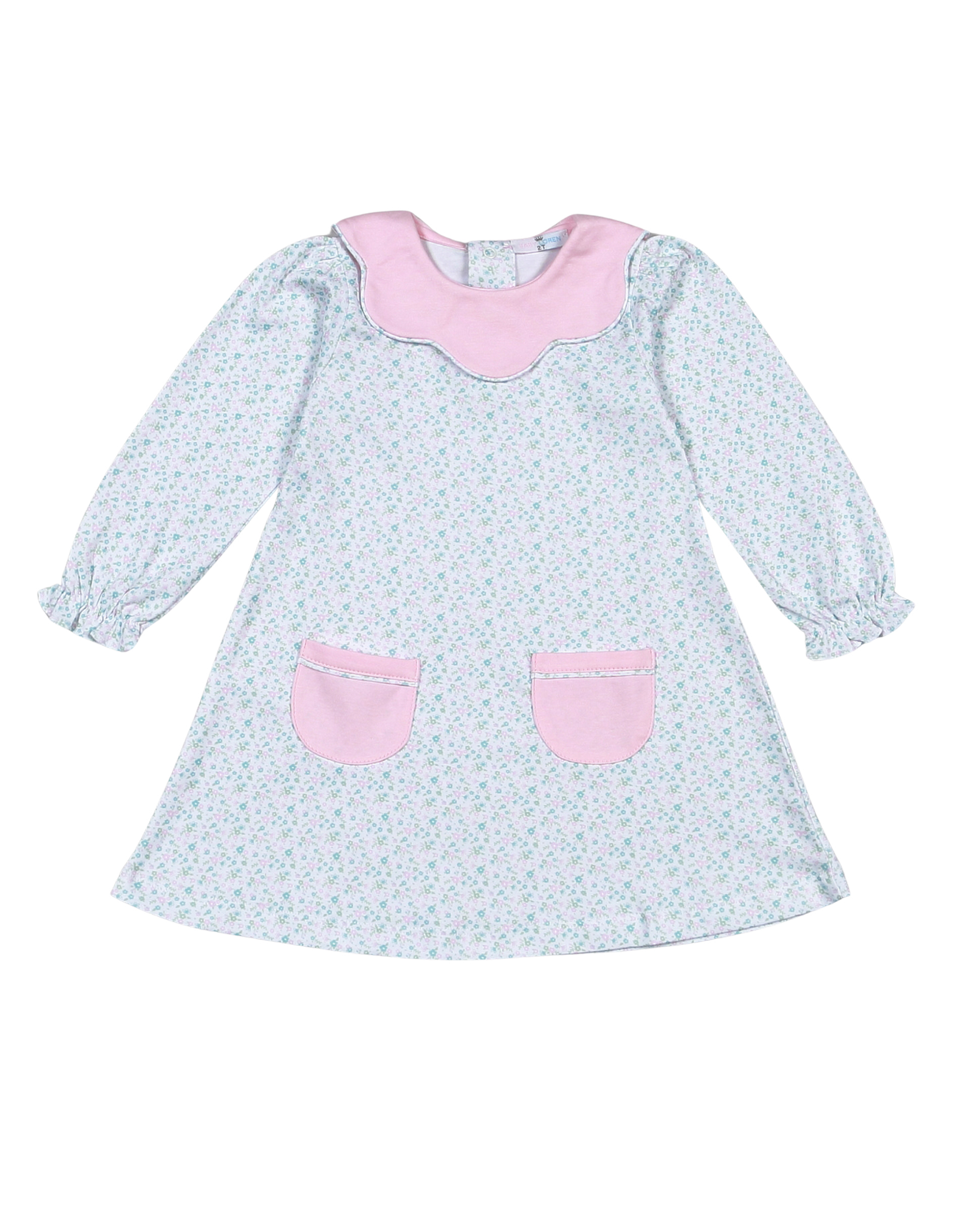 Baby Loren NCL-240 Nicolle Scallop Dress