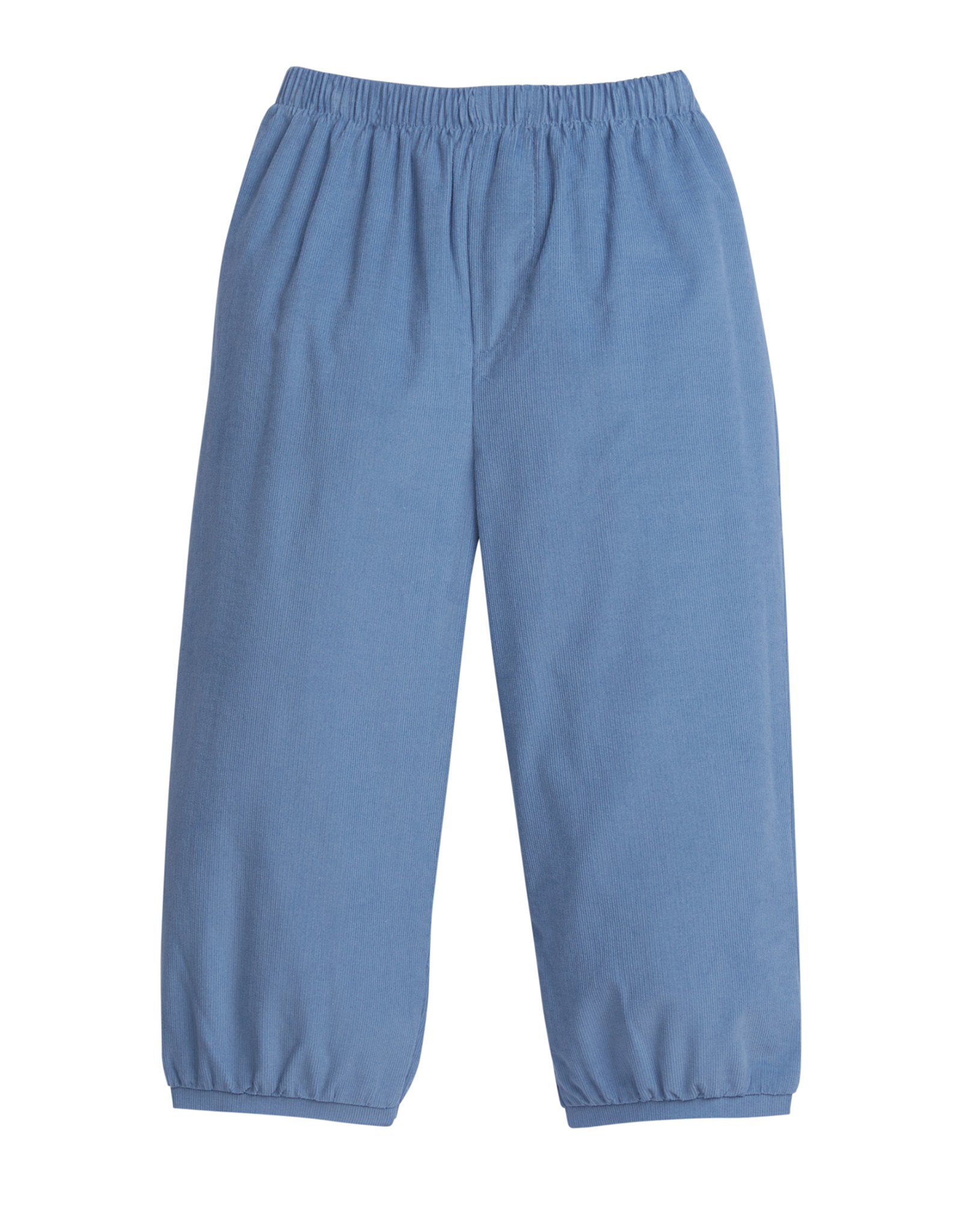 Little English LEF25 Hartford Plaid Peter Pan/Stormy Blue Corduroy Banded Pant