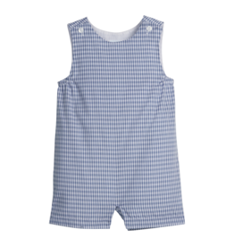 Little English Campbell Shortall Gray Blue Gingham