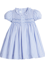 Little English LEF25 Smocked Bridget Dress Woodberry Plaid