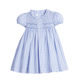 Little English (Size 6) Smocked Bridget Dress Woodberry Plaid