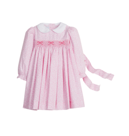 Little English Smocked Natalie Dress Pink Vinings