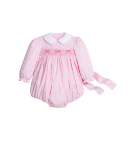 Little English Smocked Natalie Bubble Pink Vinings
