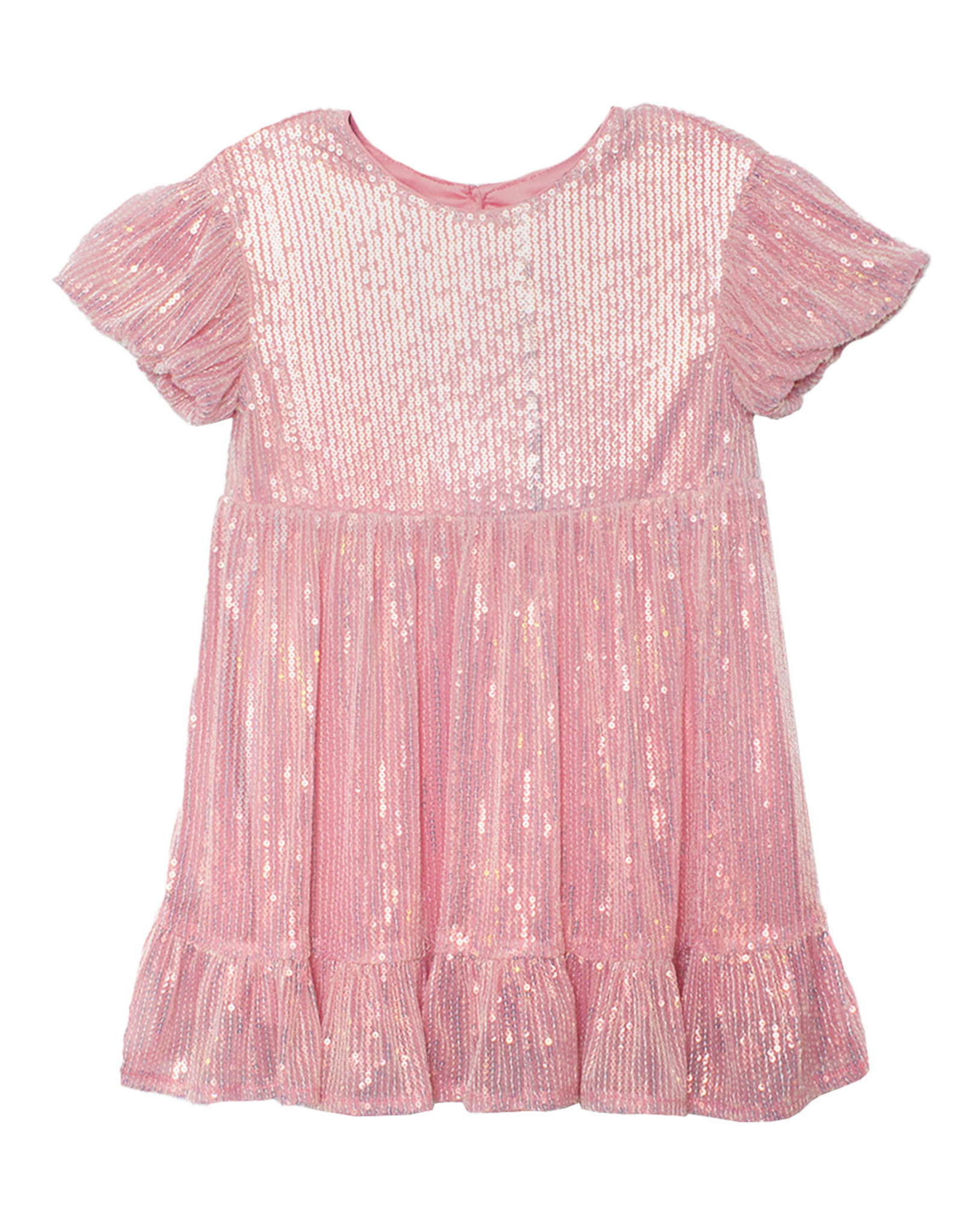 Isobella and Chloe 7535PK Pink Glitter Glitz Dress