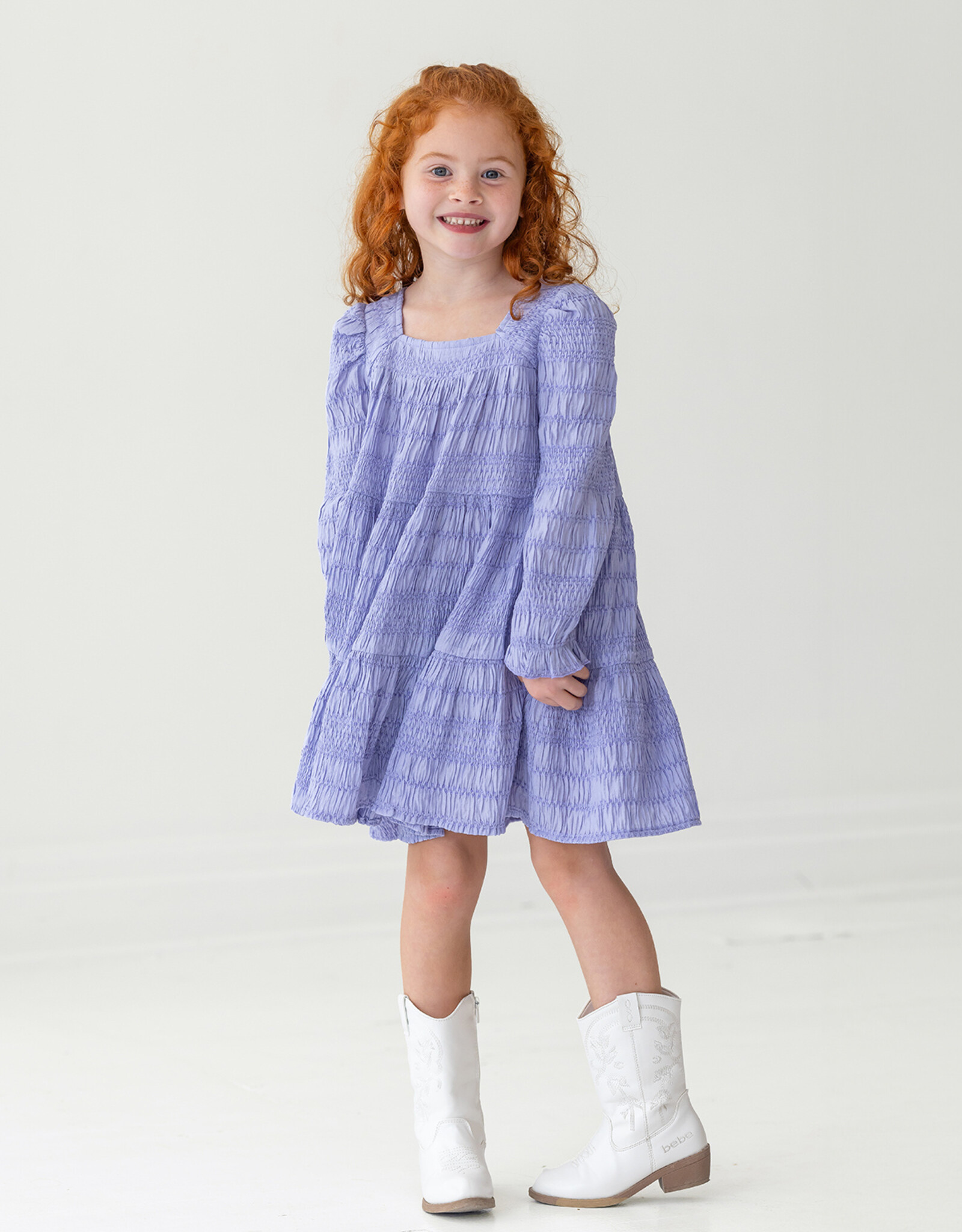 Mabel and Honey 7586BE Lavender Lena Dress