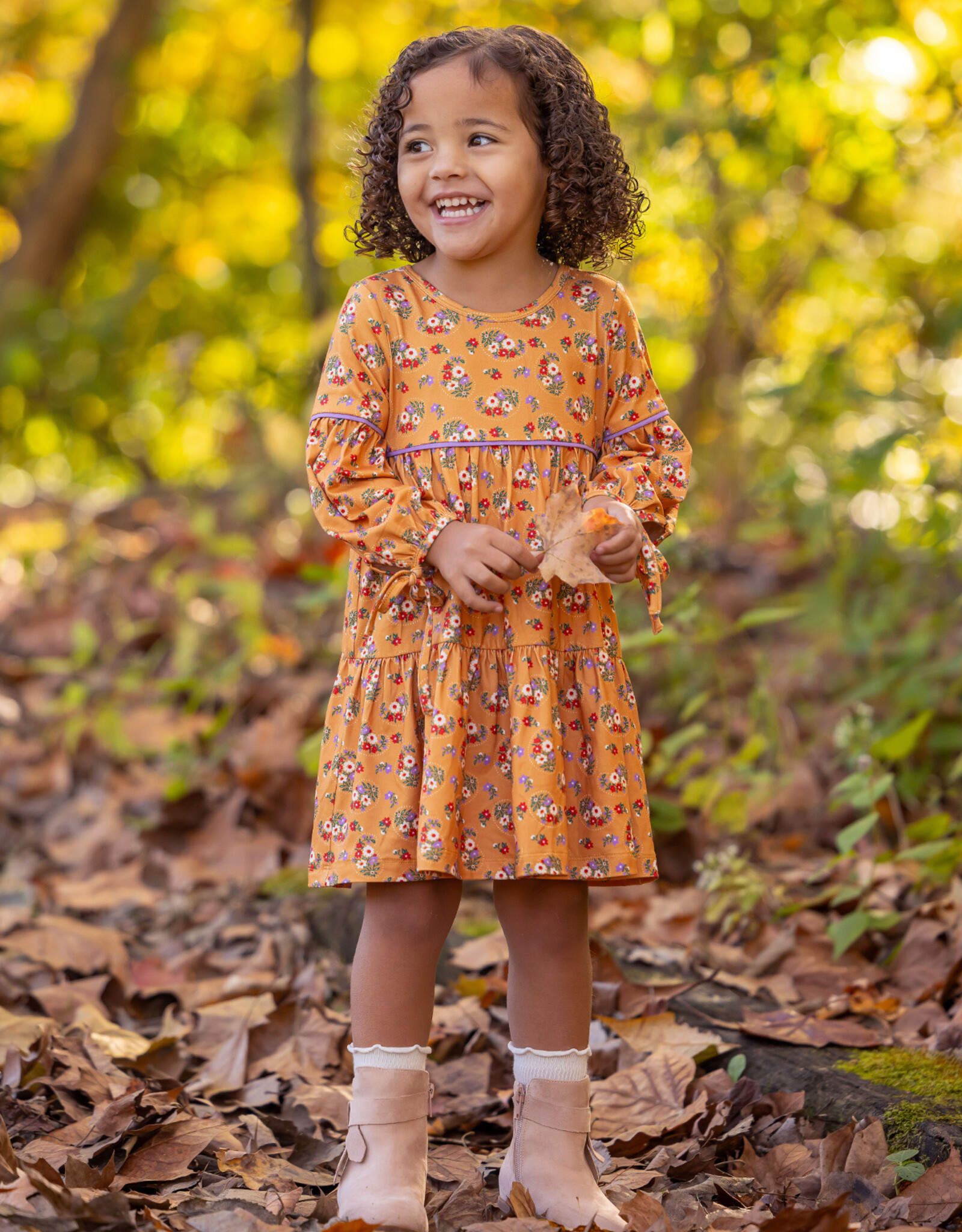 Mabel and Honey 7470YW Yellow Olivia Dress