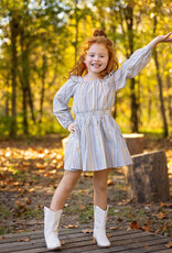 Mabel and Honey 7502BE Stripe Brooklyn Dress