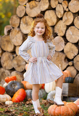Mabel and Honey 7502BE Stripe Brooklyn Dress