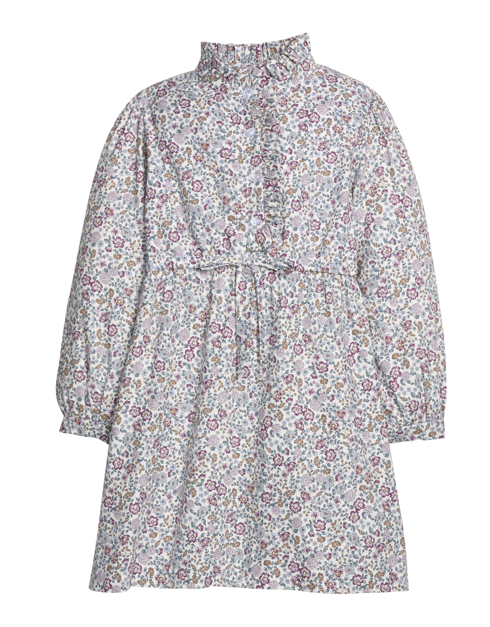 Little English LEF25 Ruffled Shirt Dress Margaux Floral