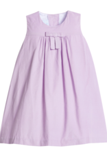 Little English LEF25 Pleated Bow Jumper Lavender Corduroy