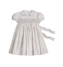 Little English Smocked Peter Pan Dress Winthrop Floral