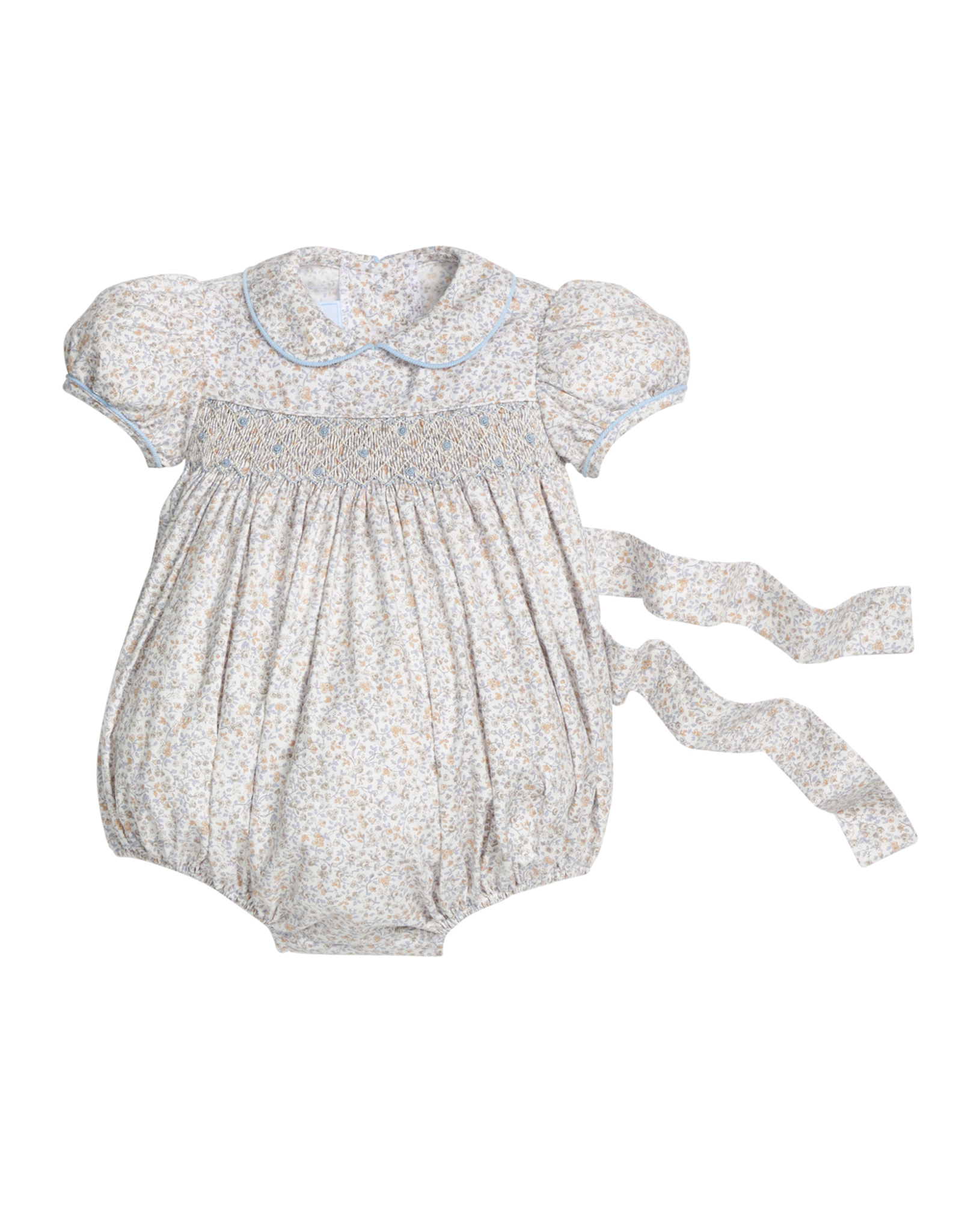 Little English LEF25 Smocked Peter Pan Bubble Winthrop Floral