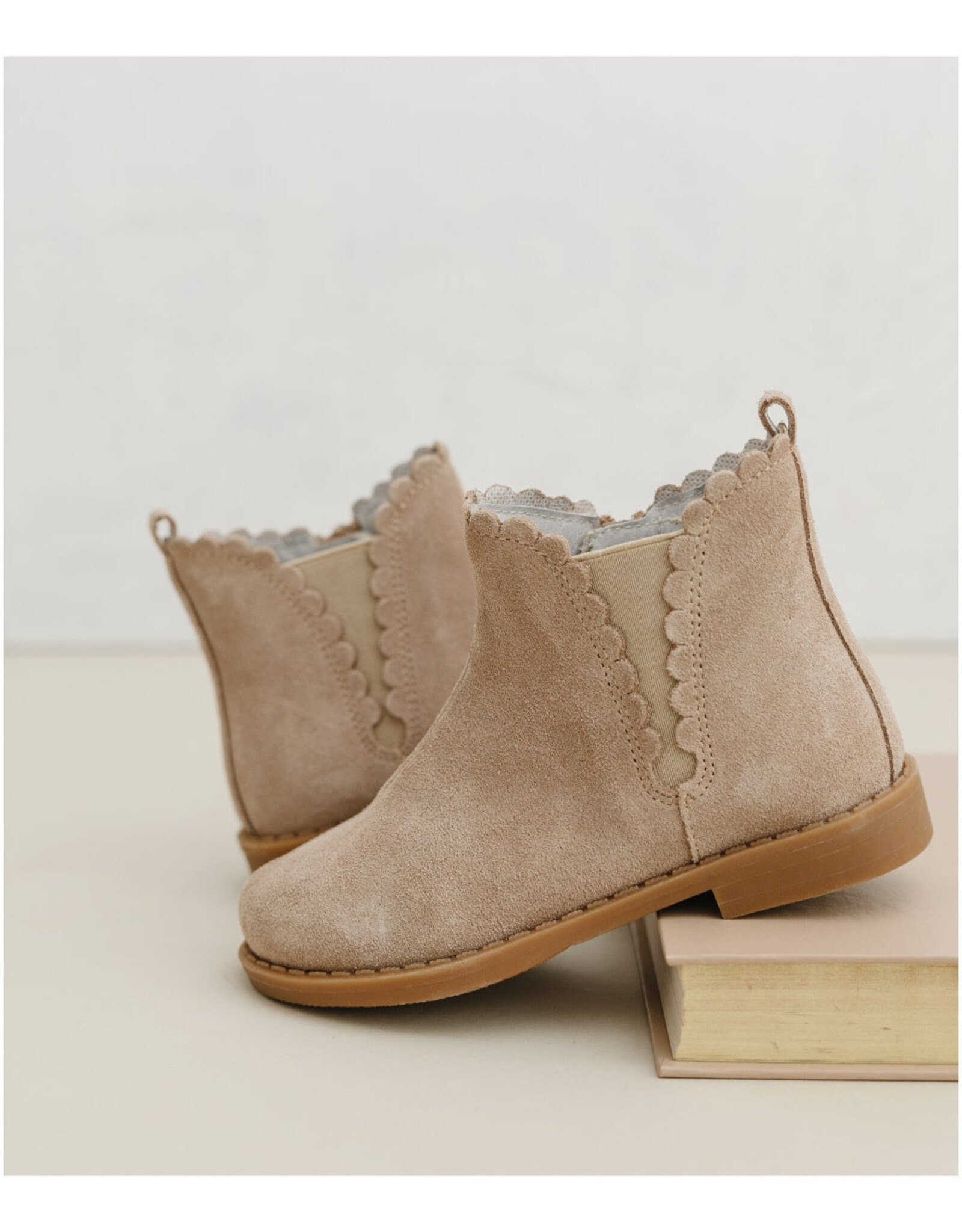 L'Amour F882 Nicola Chelsea Boot Sand Suede