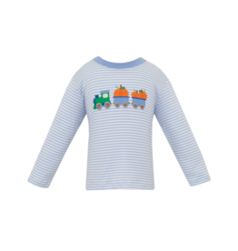 Claire and Charlie Pumpkin Train Shirt