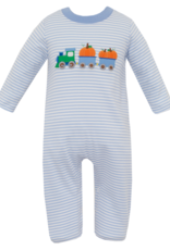 Claire and Charlie 5004H Pumpkin Train Romper