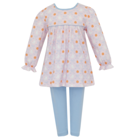 Claire and Charlie Ghost Knit Print Tunic/Legging Set