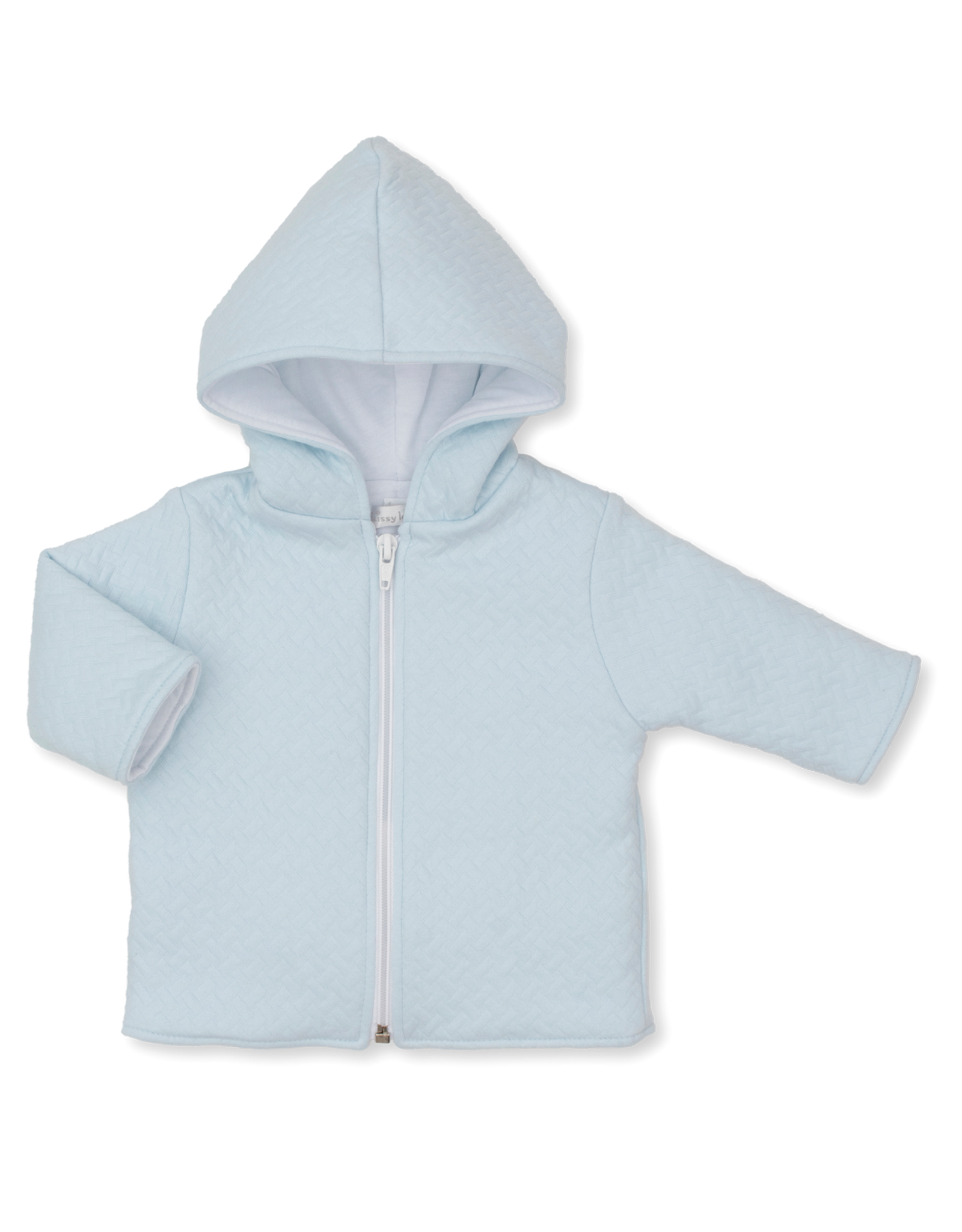 Kissy Kissy F25 Jacquard Zip Jacket Blue